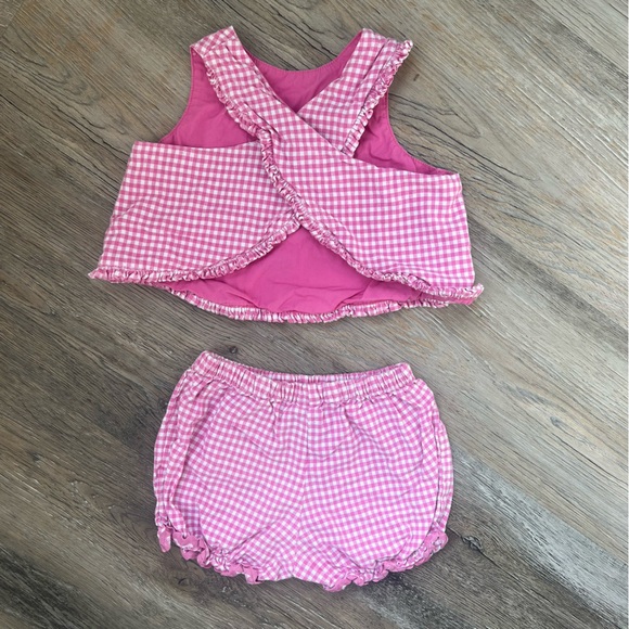 Baby UR It gingham ruffle bloomer shorts - Picture 6 of 7
